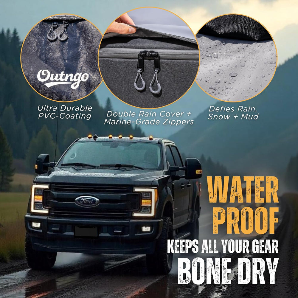 Truck Bed Cargo Bag-Waterproof Luggage Bag For Truck Bed 26 Cu. Ft Heavy-Duty...