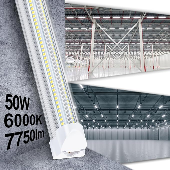 LED Shop Lights - 4FT 50W LED Light Fixture (10 Pack)