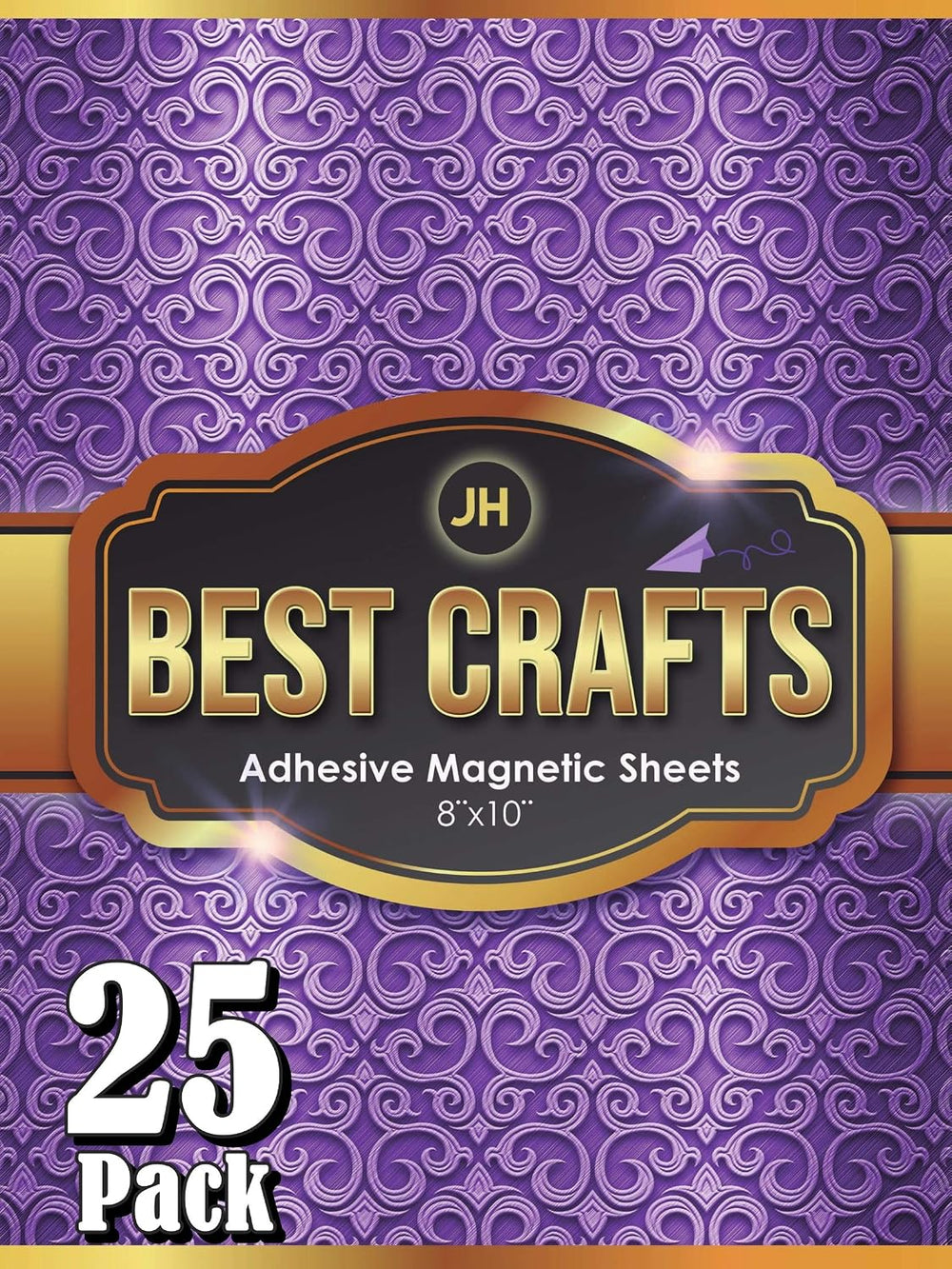 Adhesive Magnetic Sheets | Flexible Magnet with Adhesive Backing | 8 x 10 Inc...