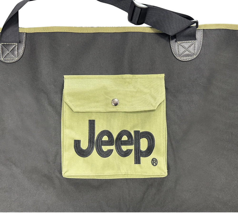 Jeep Vehicle Seat Protector for Dogs and Pets (Charcoal Black)