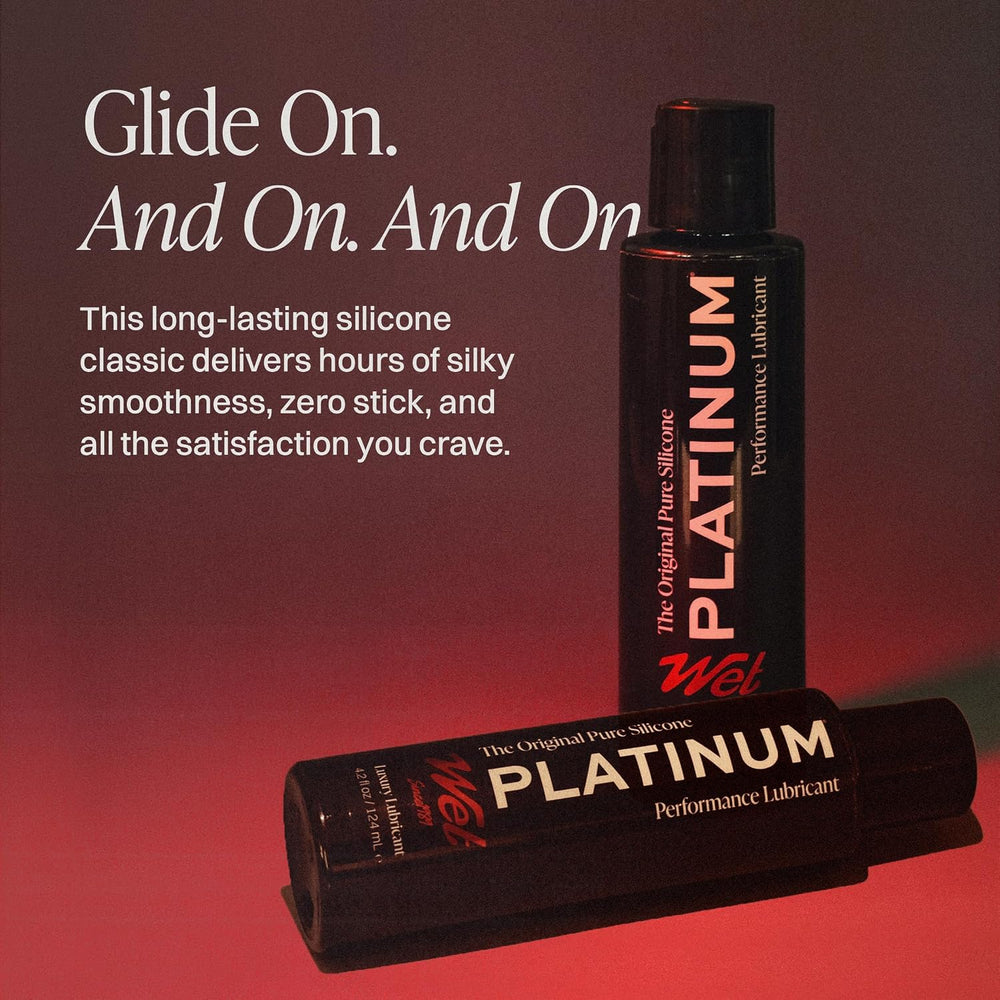 Wet Platinum Silicone-Based, 3 Fl Oz (3-Pack)