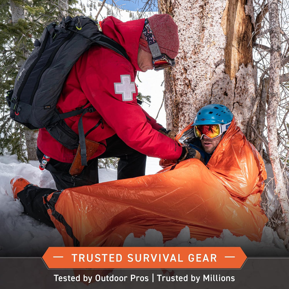 Survive Outdoors Longer 90% Emergency Bivvy - Comes with Survival Whistle &am...