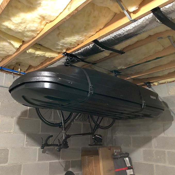 Teal Triangle Ceiling Storage Hoist