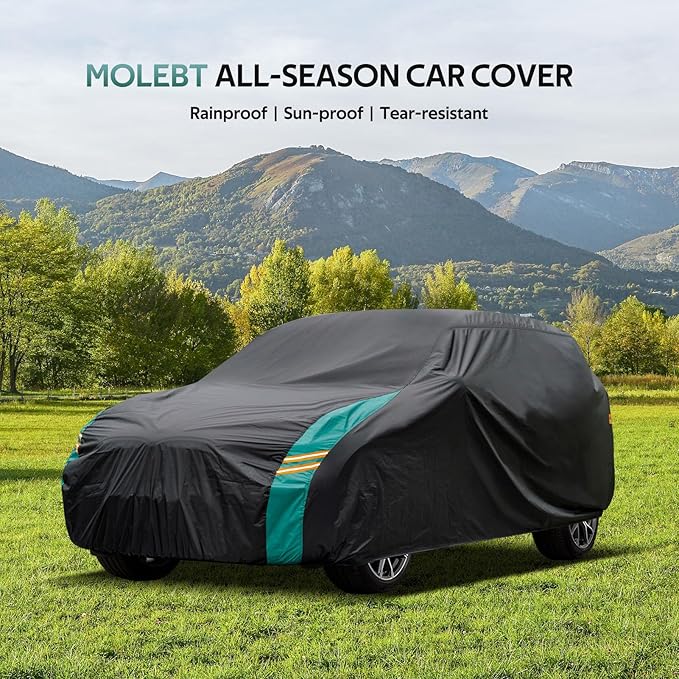 SUV Car Covers Waterproof All Weather, Universal Fit