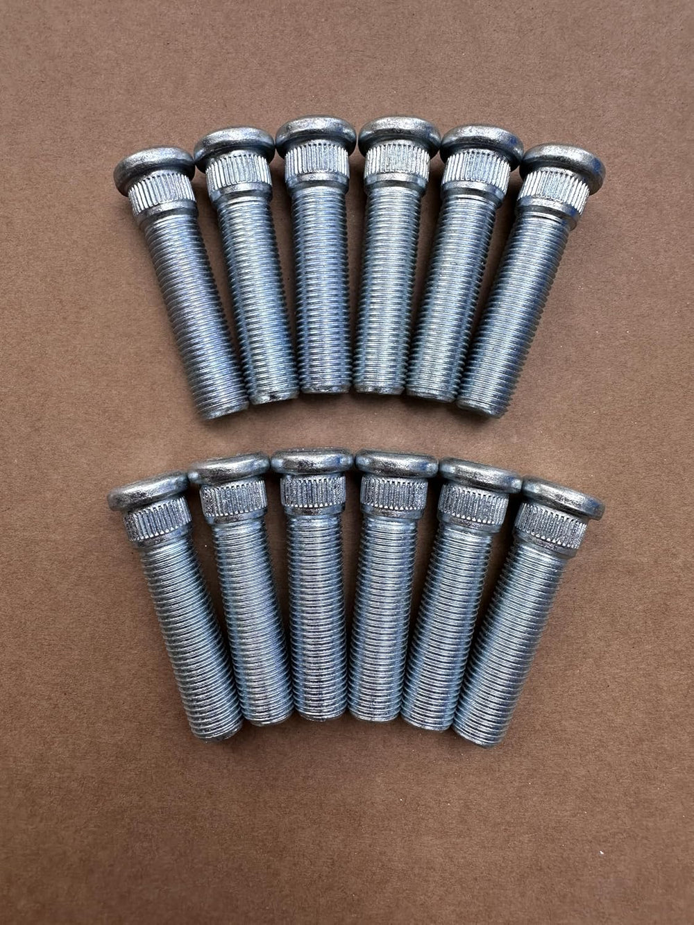12Pcs Wheel Studs M14-1.5 Lug Stud 610-004 16mm Knurl, 59.8mm Length Replacem...