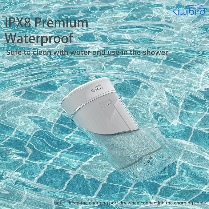 KIWIBIRD Mini Water Flosser for Travel, Ultra-Portable Cordless Oral Irrigator