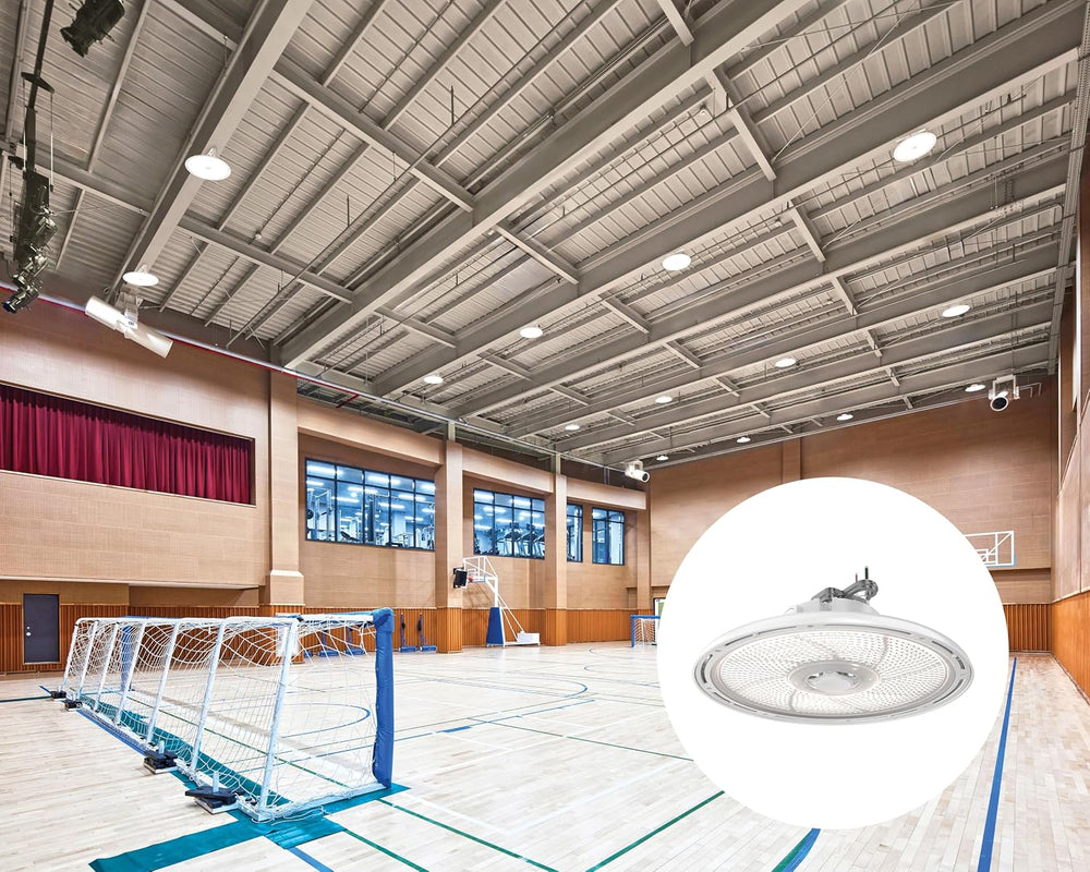 Lithonia Lighting Round High Bay LED Light Adjustable Lumens, 3-in-1 CCT