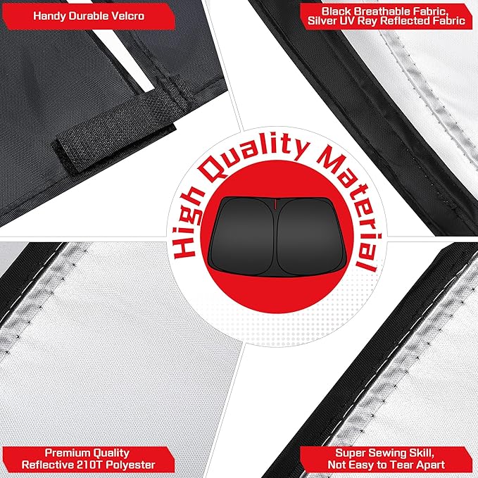 ARISMOTOR Windshield Sun Shade for Acura Integra 2023-2025, Custom Fit Foldable