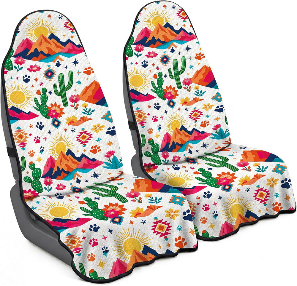 Car Seat Towel Cover 2 Pack for Front Seats, Sweat Absorbent Car Seat Protect...