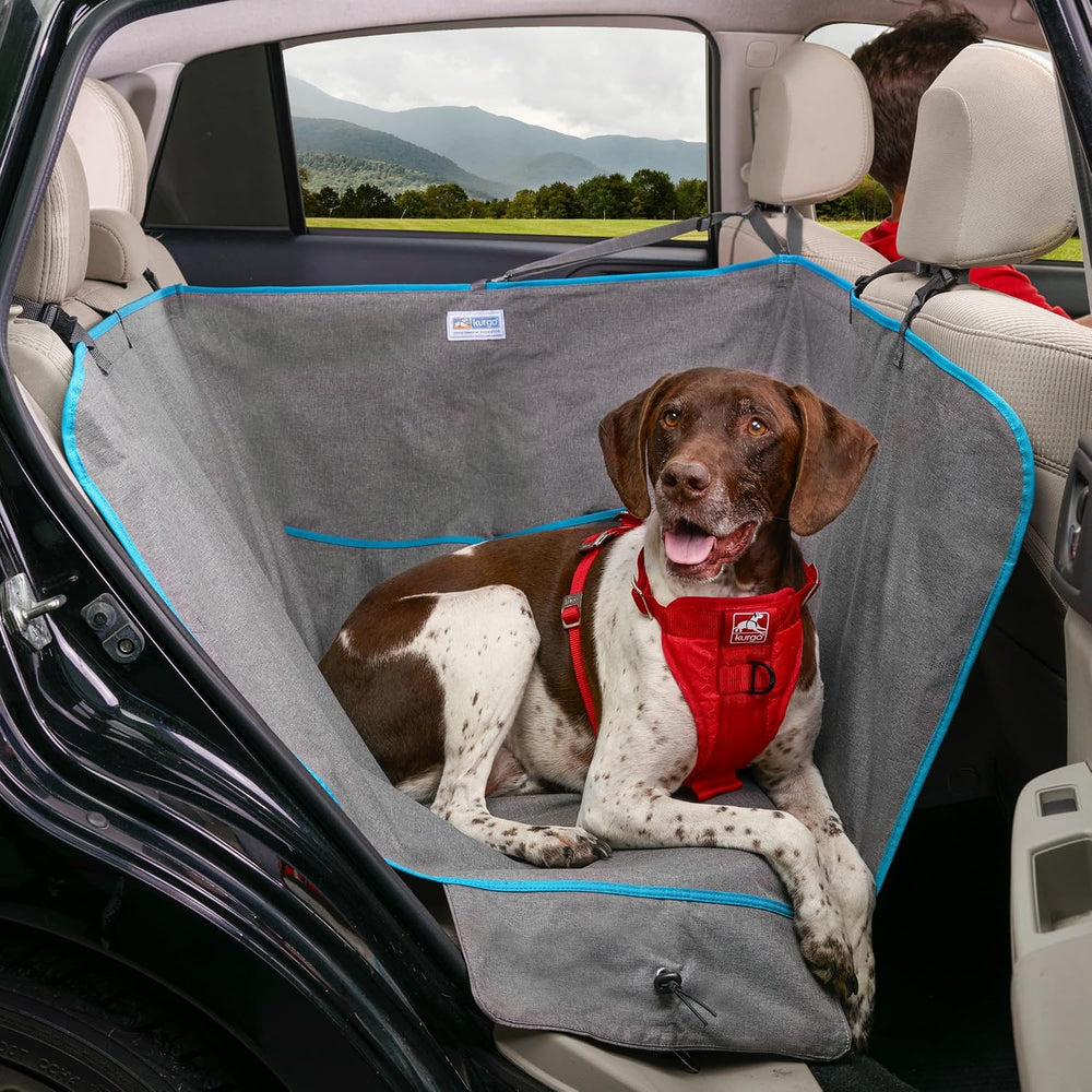 Kurgo Half Hammock Seat Cover, Heather Grey