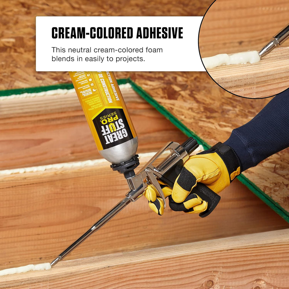 Great Stuff PRO Construction Adhesive | Gun-Applied Polyurethane Adhesive, 26...
