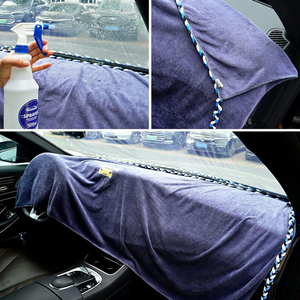 NEWISHTOOL Window Tinting Dash Protection, Super Absorbent Dash Towel Microfi...