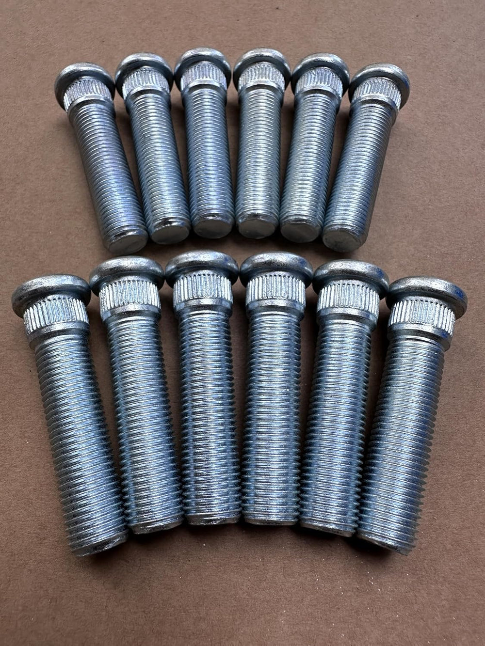 12Pcs Wheel Studs M14-1.5 Lug Stud 610-004 16mm Knurl, 59.8mm Length Replacem...