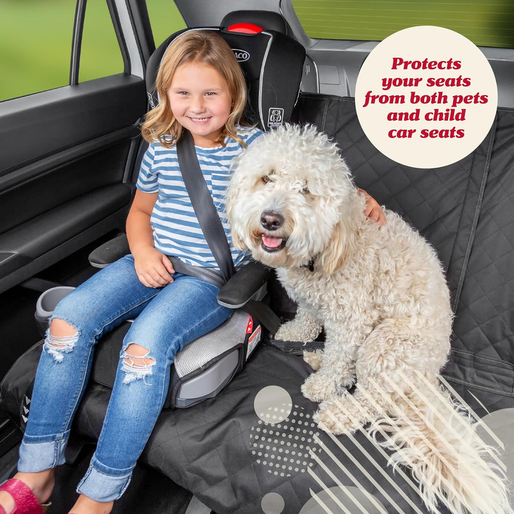Lusso Gear Dog Car Seat Cover - Waterproof Non-Slip Car Back Seat Protector -...