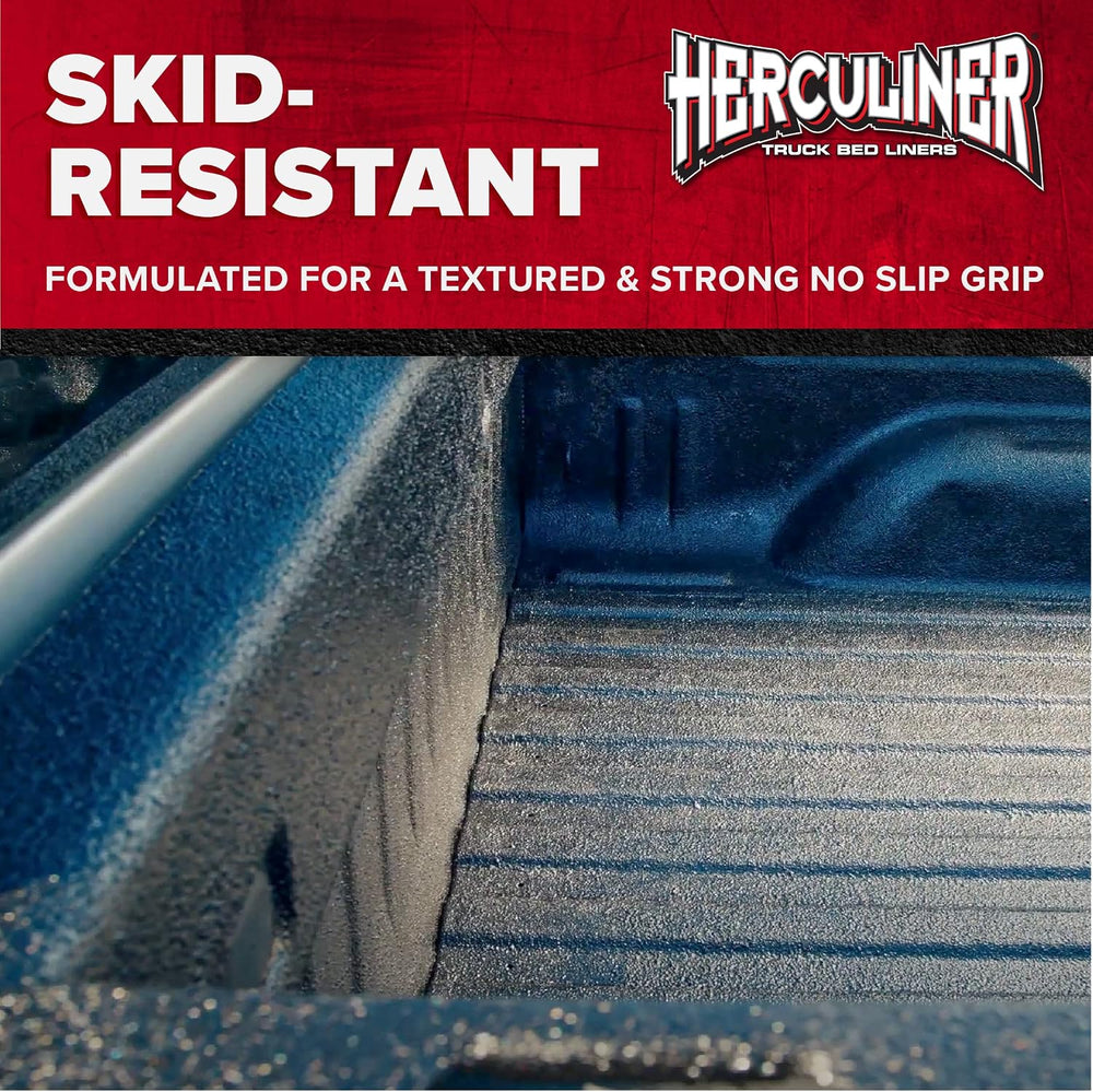 HERCULINER HCL1B8 Roll-on Bed Liner Kit,Black, 1 Gal.