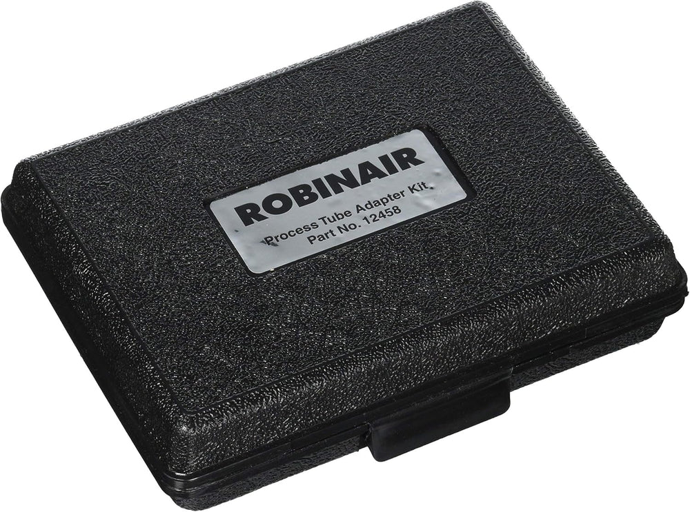Robinair 12458 Process Tube Adapter Kit with Storage Case