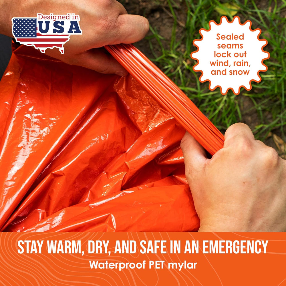 Go Time Gear Life Bivy Emergency Survival Sleeping Bag Thermal Bivy - Use as ...