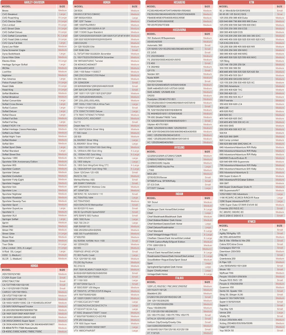 Motorcycle Cover Waterproof Outdoor,Scratch-Proof Cotton Fleece Lining | Weat...