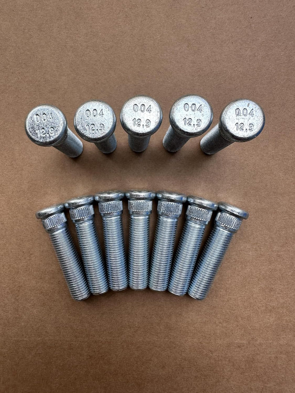 12Pcs Wheel Studs M14-1.5 Lug Stud 610-004 16mm Knurl, 59.8mm Length Replacem...