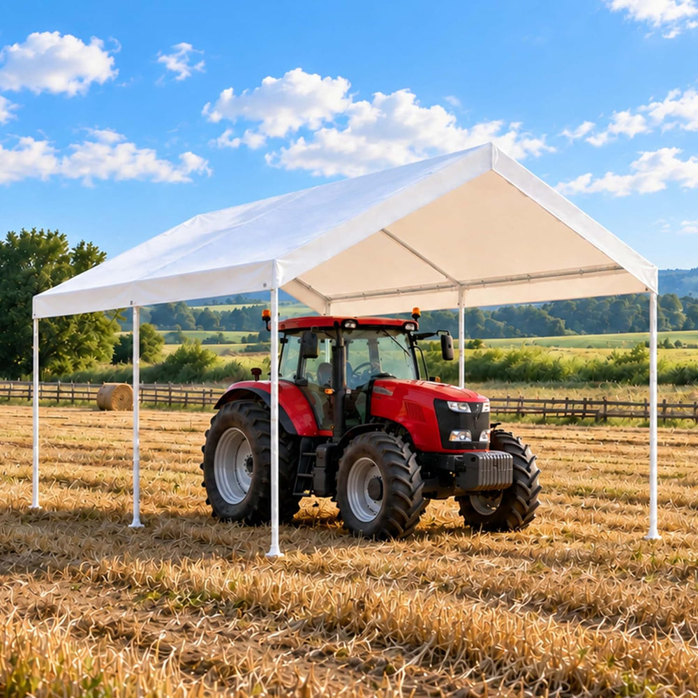 Caravan Canopy Domain Pro 150 10' x 15' Carport Shelter, White
