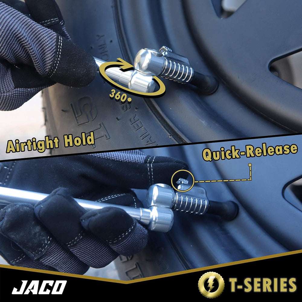 JACO Superior Products FlowPro 2.0 Digital Tire Inflator Gauge (200 PSI) with...