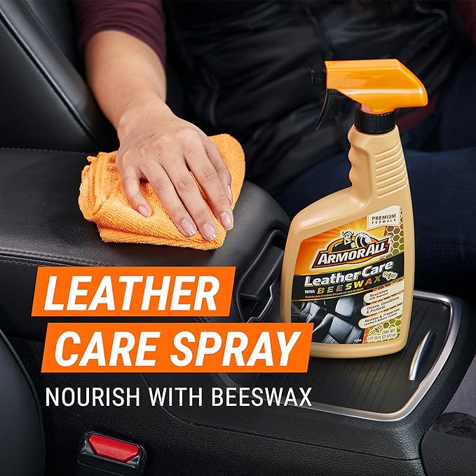 Armor All Car Leather Care Spray Bottle, Cleaner (6 Pack)