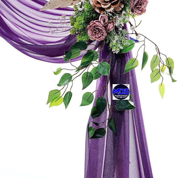 MDS Halloween Chiffon Draping Fabric - 2 Panel, 30" Wide x 100ft Long - ...