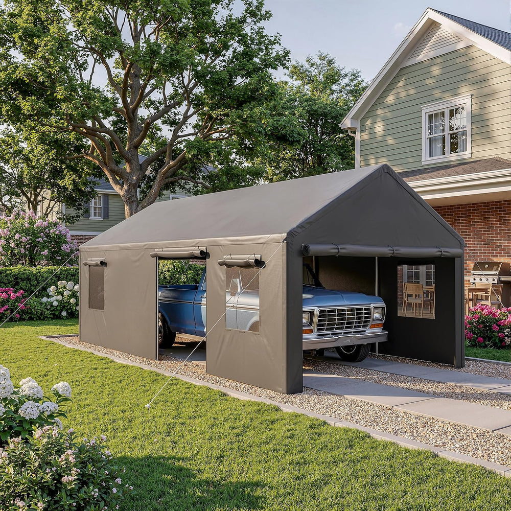 AirWire 13x25 FT Heavy Duty Carport, Portable Car Tent Garage