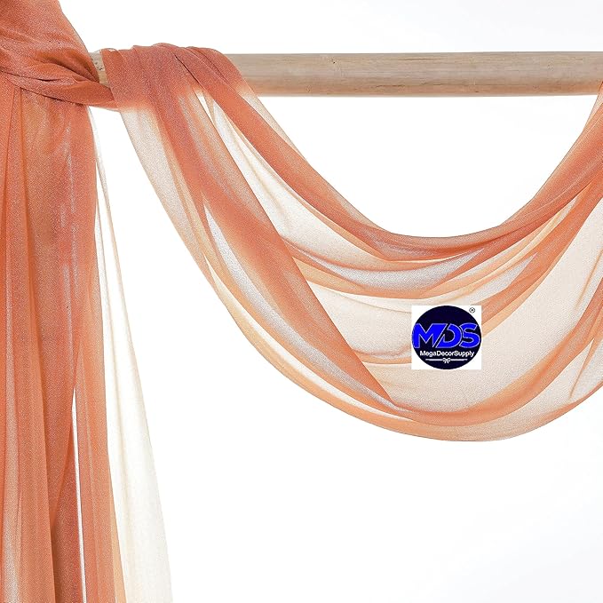 MDS Halloween Chiffon Draping Fabric - 1 Panel, 30" Wide x 100ft Long - ...
