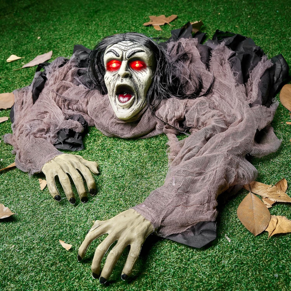 JOYIN Halloween Zombie Decorations Outdoor, Halloween Groundbreaker Outside D...