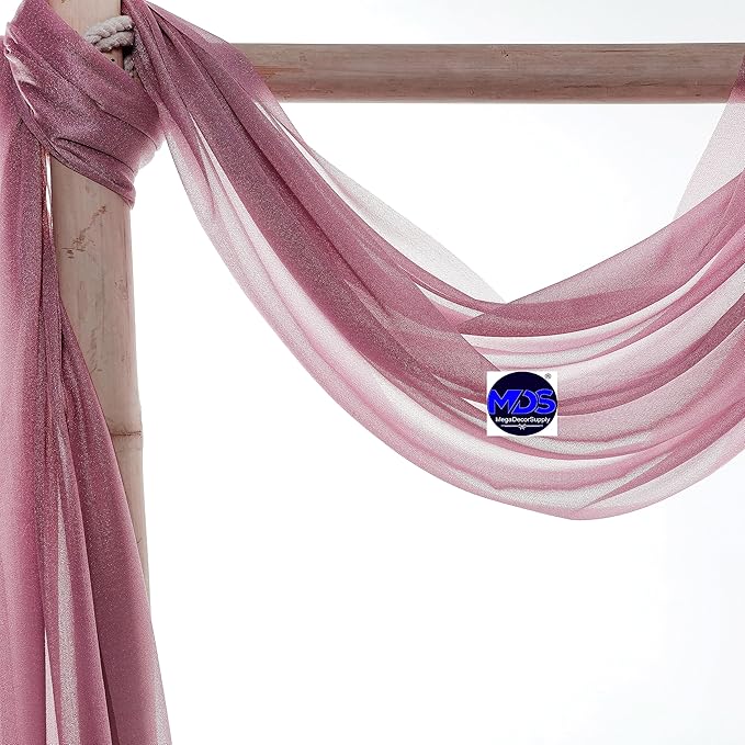 MDS Halloween Chiffon Draping Fabric - 1 Panel, 30" Wide x 40ft Long - S...